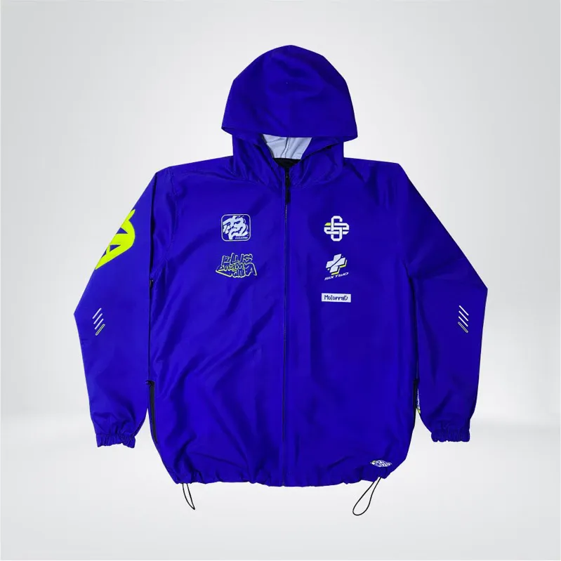 Ps62 Jaket Parasut Graf Blue Unisex Windproof