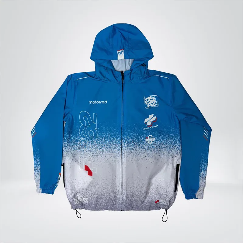 Ps62 Jaket Parasut Zomb Blue Unisex Windproof