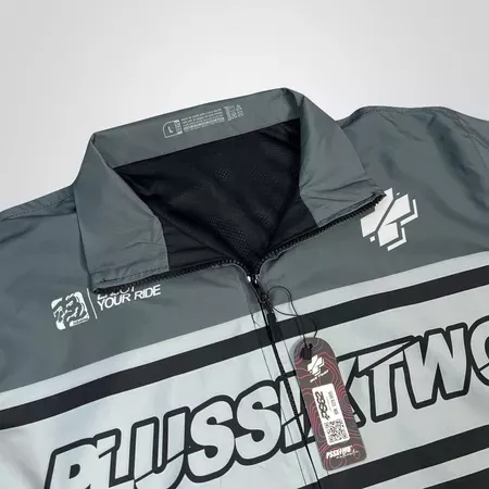 Ps62 Jaket Parasut Tracktop Cyber Grey Unisex Wind